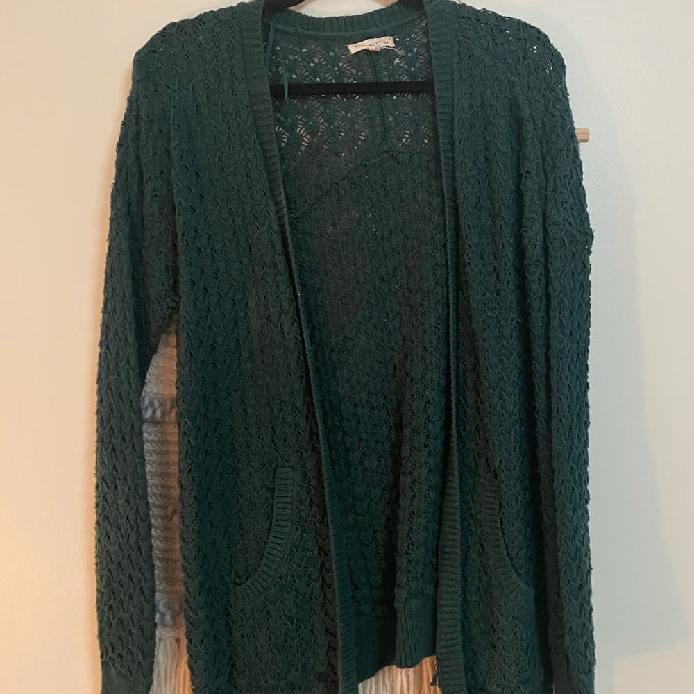 Dark Green Cardigan